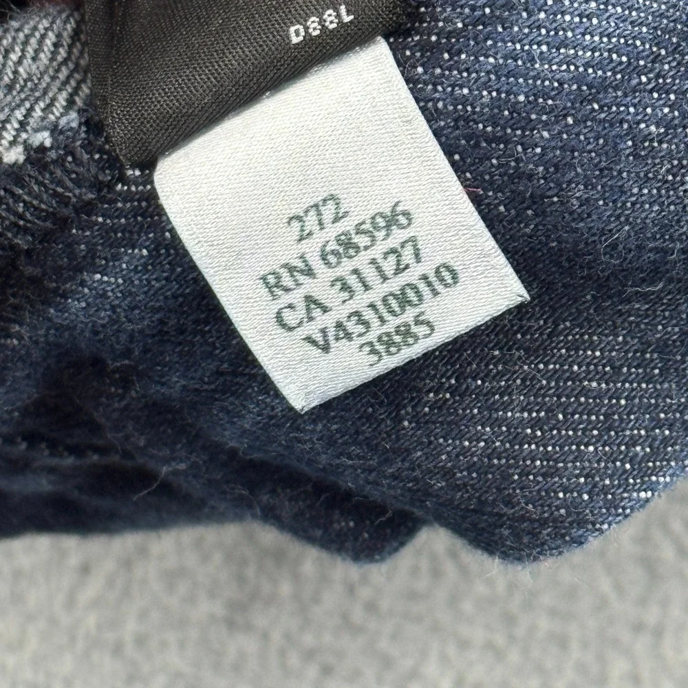 DKNY‎ Jeans Mens 32x32 Blue Denim Bleecker Straight Leg Dark Wash Casual Classic